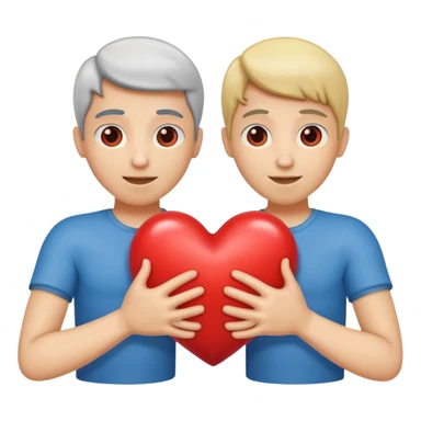 Un brazo abrazando un brazo abrazando un corazón un corazón sticker