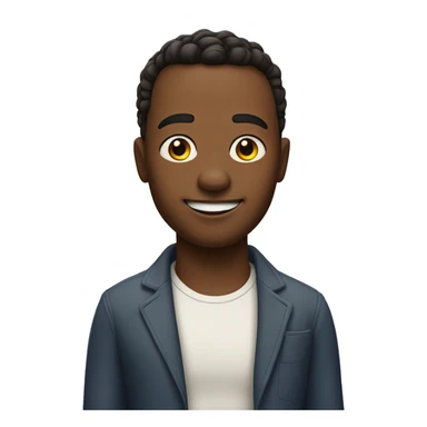 Homem de pele clara sticker