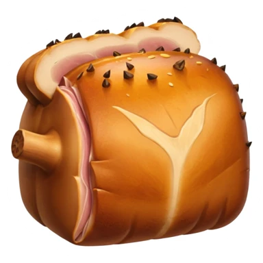 a roasted joint of pork emoji sticker