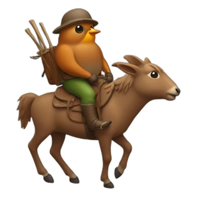 Robin des Bois sur un chameau sticker