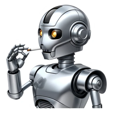 sorayama smoking chrome sticker