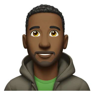 casual outdoor portrait of male with weed sticker