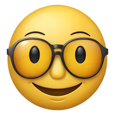 suspicious smiley with sunglasses sticker