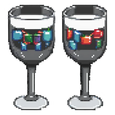 clinking glasses sticker