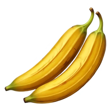 A single fried sweet plantain slice (tajada) with golden edges and a caramelized texture, looking juicy and appetizing with a glossy finish to show its frying. sticker