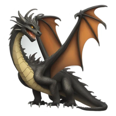 Dragon des tenebres sticker