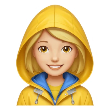 fotographer woman with rain coat sticker