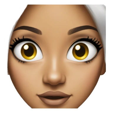 ariana grande with dollar signs in her eyes sticker