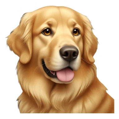 Golden retriever autumn  sticker