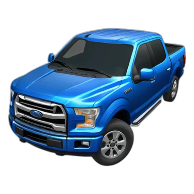 Blue ford f150 sticker