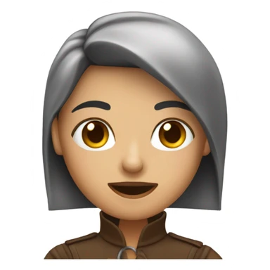 Sandra Mo con una taza de café  sticker