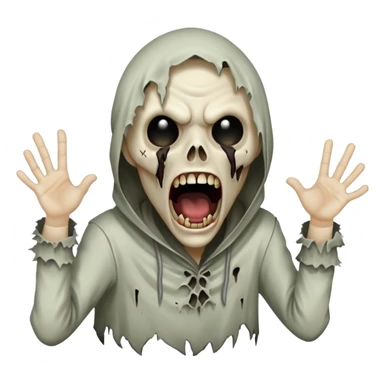 ghoul screaming] sticker