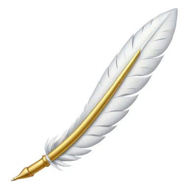 Une plume à écrire sticker