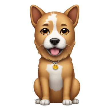 Dog in cat costume sticker