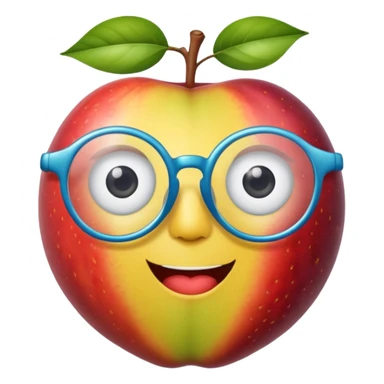 FRUIT WITH EYE GLASS sticker