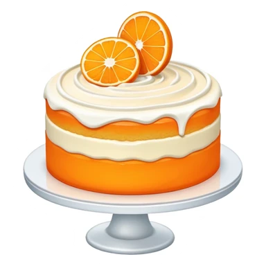 Dreamsicle cake sticker