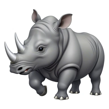 angry Rhinoceros sticker