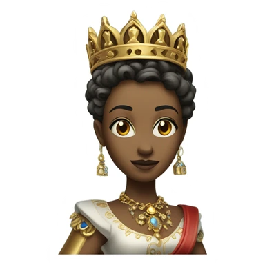 Queen of spades sticker