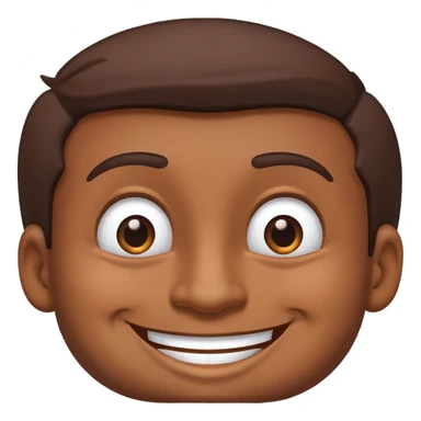 Smiling smirk back guy sticker