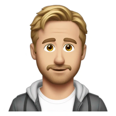 Ryan Gosling pink sticker