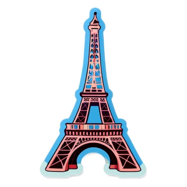 Doddle in Paris sticker
