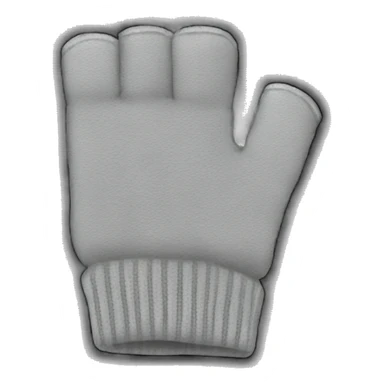 Black fingerless gloves sticker