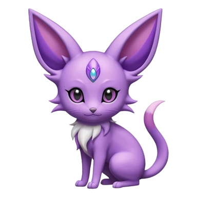 Pretty Espeon Pokémon sticker