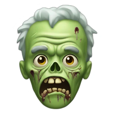 Un zombie qui fume sticker