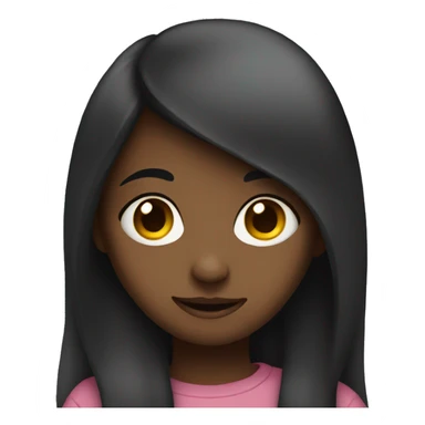 Very shy girl sticker