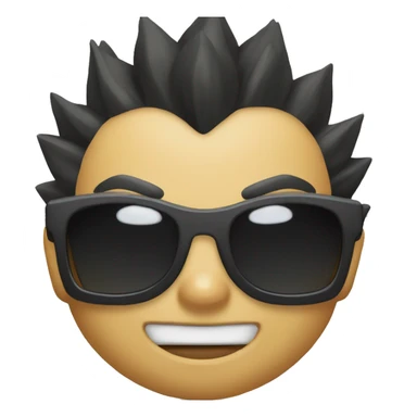 Vegeta with sunglasses sticker