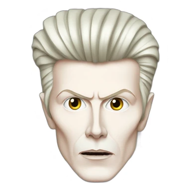 David bowie thin white duke sticker