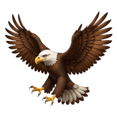 Eagle only wings sticker