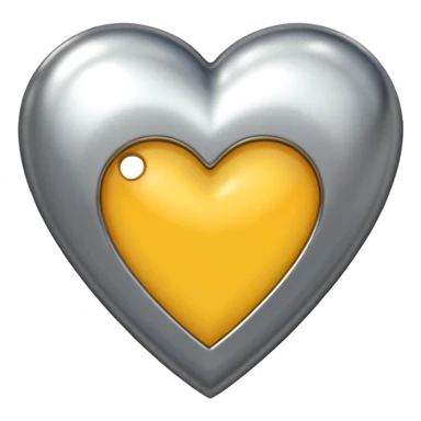 Chrome heart desginer emoji sticker