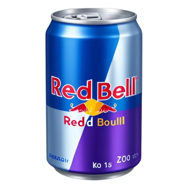 Kokos blåbär redbull sticker