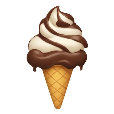 Chocolate icecream sticker