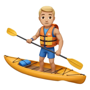 canoeist sticker