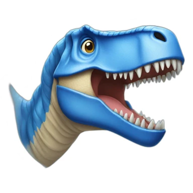 tyrannosaurus-blue sticker