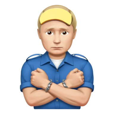 путин в наручниках sticker