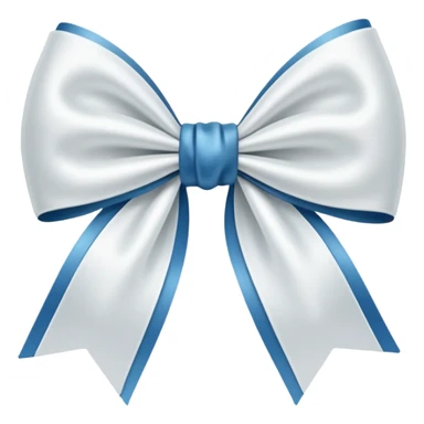 Un noeud blanc sticker