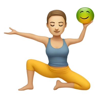 Serbian doing yoga sticker