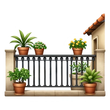 Rooftop balcony sticker