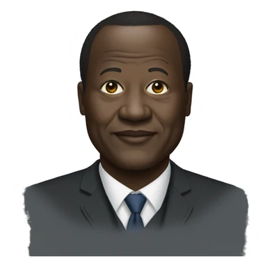 Alassane Ouattara sticker