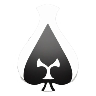 Spades Logo with Q in sticker