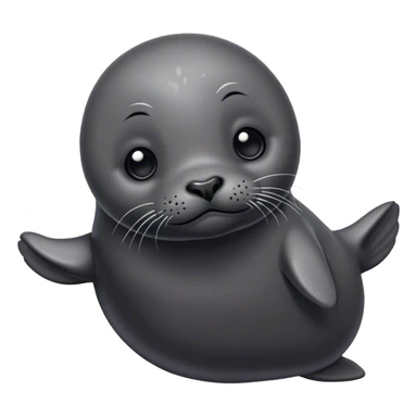 Cute but weird seal sticker