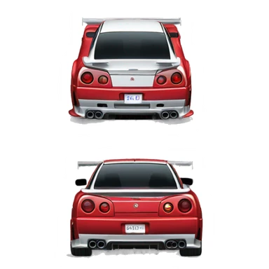Nissan skyline gtr r34 sticker