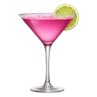 Cosmopolitan drink pink sticker