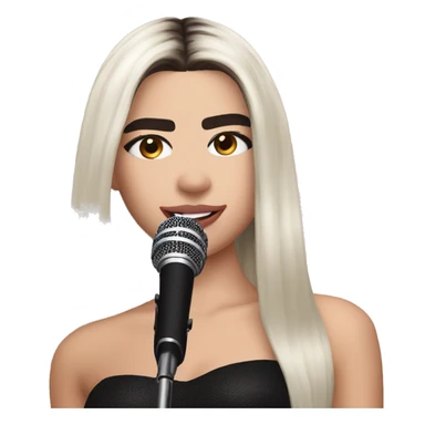 dua lipa singing sticker