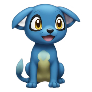Riolu pokemon sticker