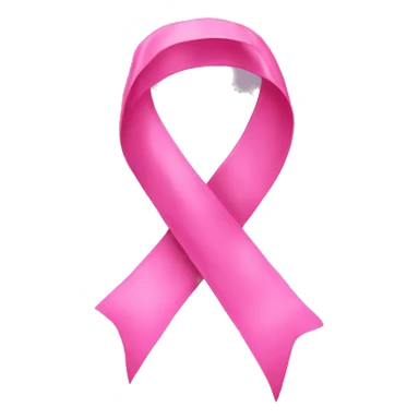 big pink ribbon   sticker