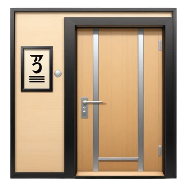 hotel room number 309 in Japanese sticker